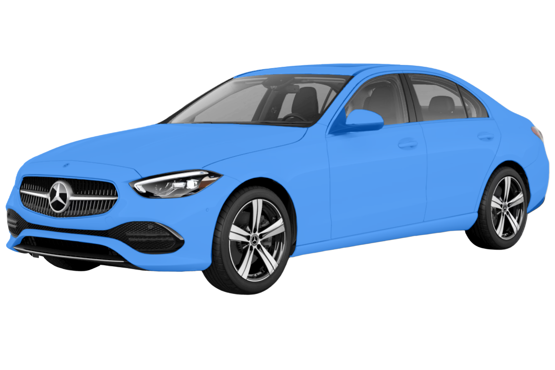 Full Vehicle PPF coverage highlighted in blue on a car